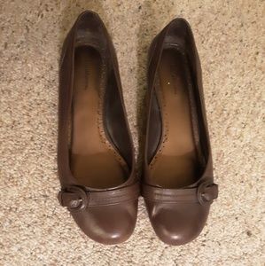 Croft and Barrow leather ballet flats
